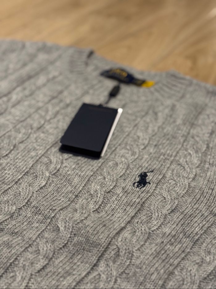 Ralph Lauren pull Gris taille M - photo numéro 4