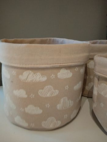 Lot de 3 corbeilles