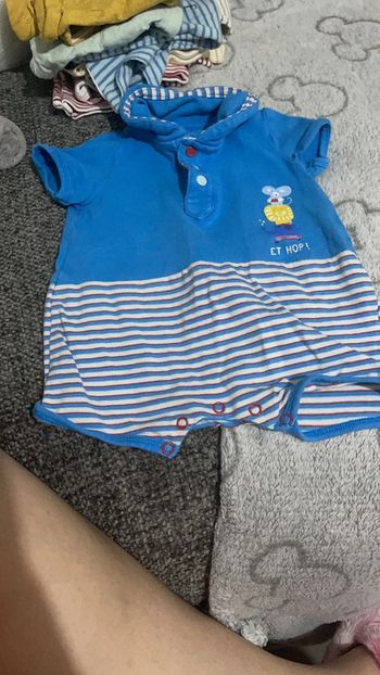 Barboteuse bébé garçon 1 mois