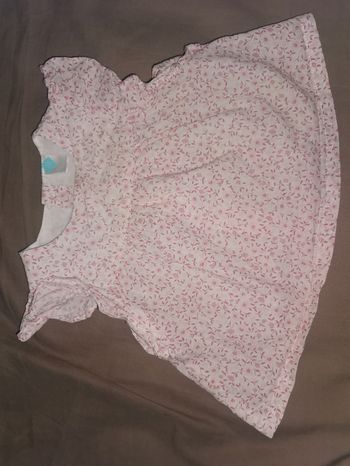Chemise à fleurs fille