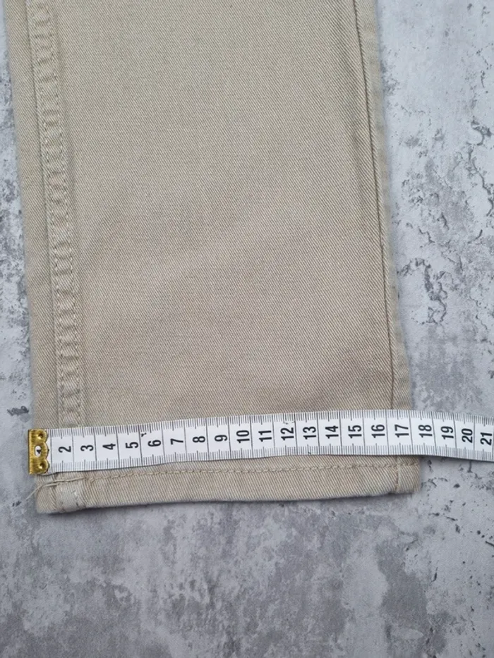 Jean Levi’s 514 Straight Beige – Taille 32 Femme - photo numéro 7