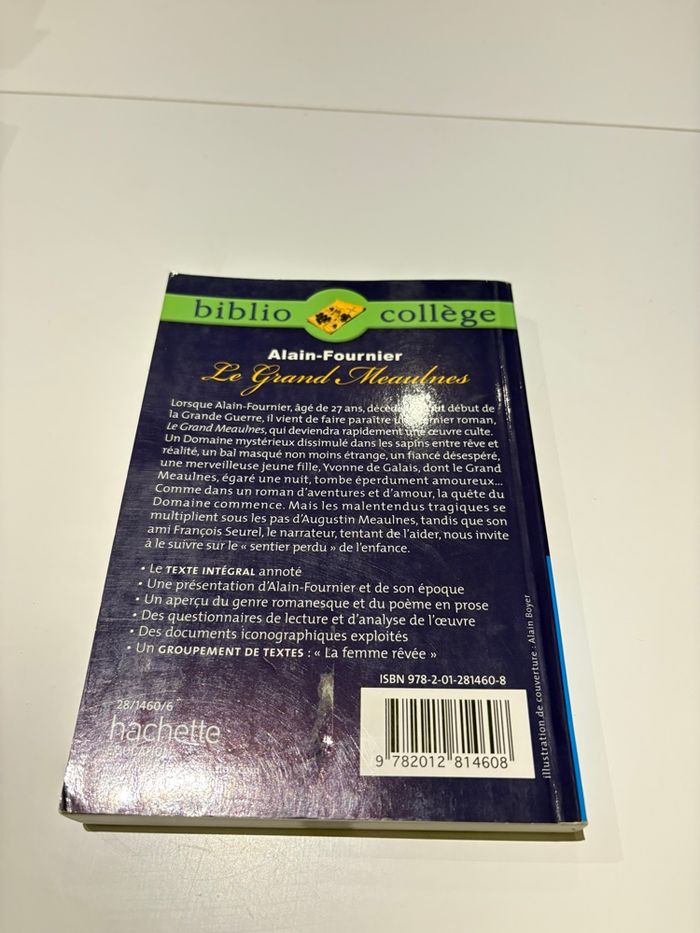 Livre « Le Grand Meaulnes » d’Alain-Fournier édition Hachette - photo numéro 2
