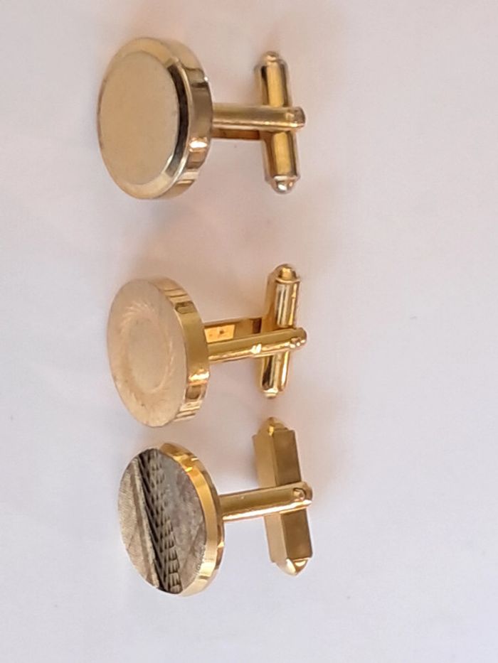 Lot de 3 boutons de manchette - photo numéro 4