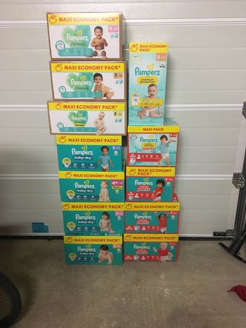 Couches Pampers baby dry pants premium protection et harmonie