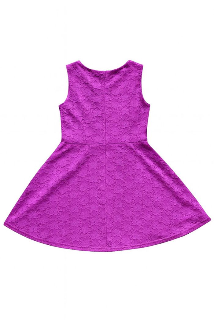 Robe lilas à dentelle - photo numéro 2