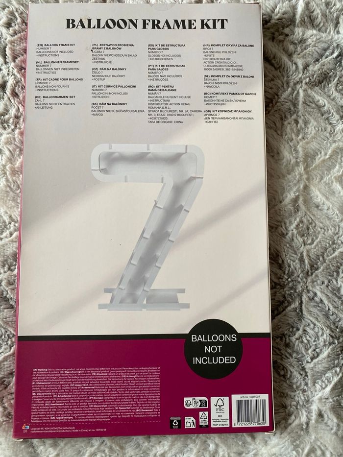 Kit pour ballon anniversaire  7 - photo numéro 2