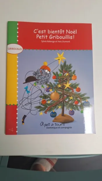 Livre enfant c'est bientôt noel petit gribouillis