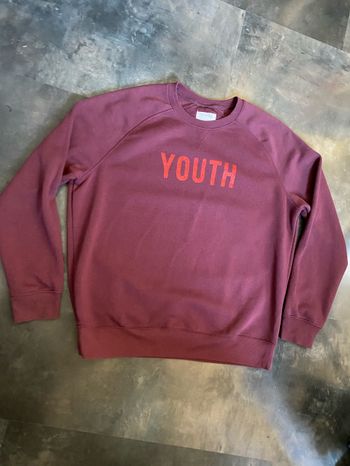 Pull sweat bordeaux 2XL Primark parfait état