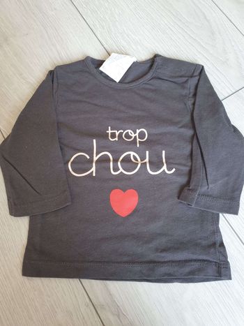 Tee shirt manches longues 3mois