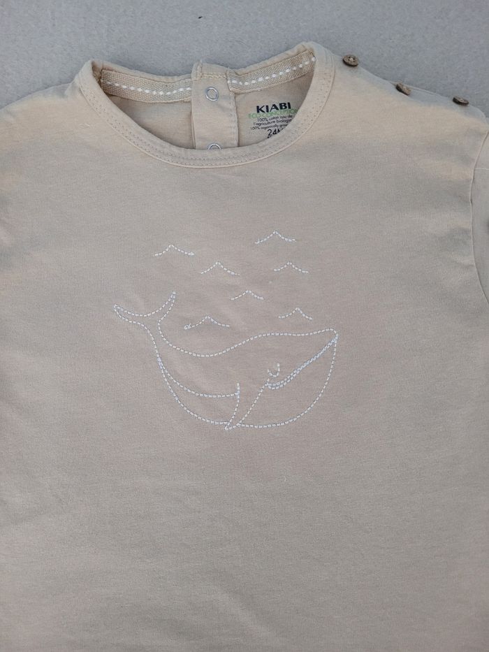 T shirt manches courtes kiabi 24 mois 89 cm - photo numéro 3