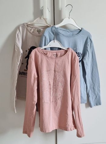 Lot 3 tshirt manche longue