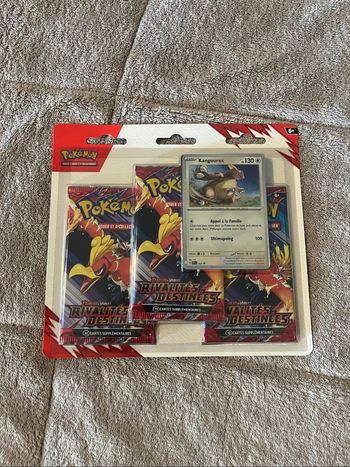 Tripack triple illustration Ho-Oh Pokémon rivalités destinées EV10.