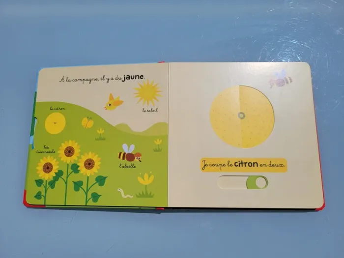 Imagier animé de tirettes Mon Anim'agier 🌈 Les Couleurs 🌻 81 - photo numéro 5