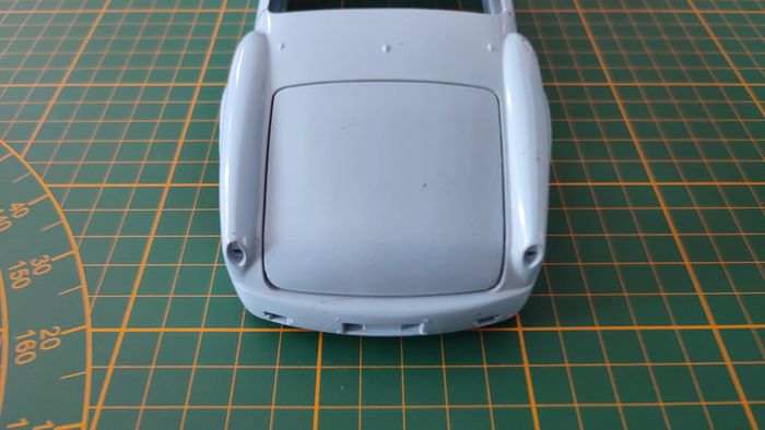 Carcasse carrosserie bleu miniature Bburago Burago Lancia Aurelia B24 Spider 1955 1/18 1/18e #B87 - photo numéro 4