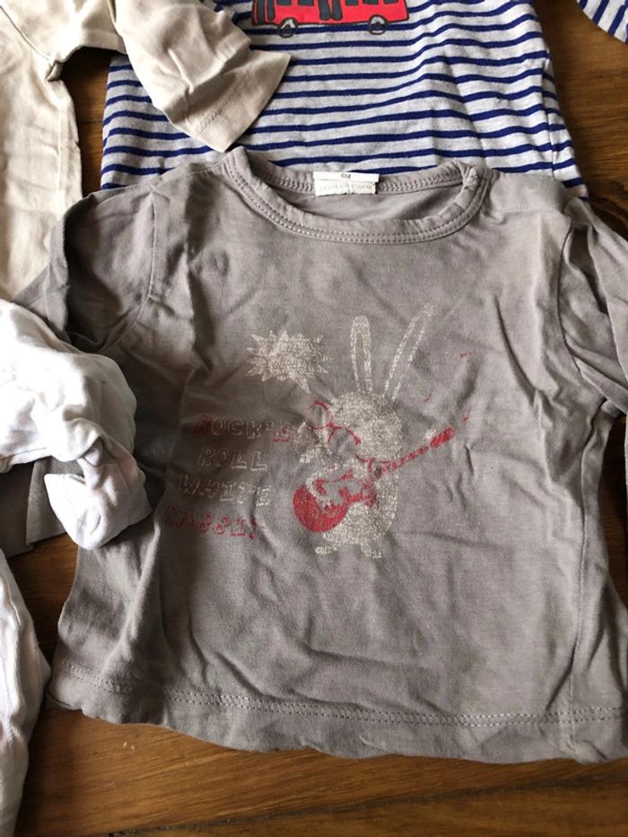 Lot 6 tee shirt 6 mois - photo numéro 5