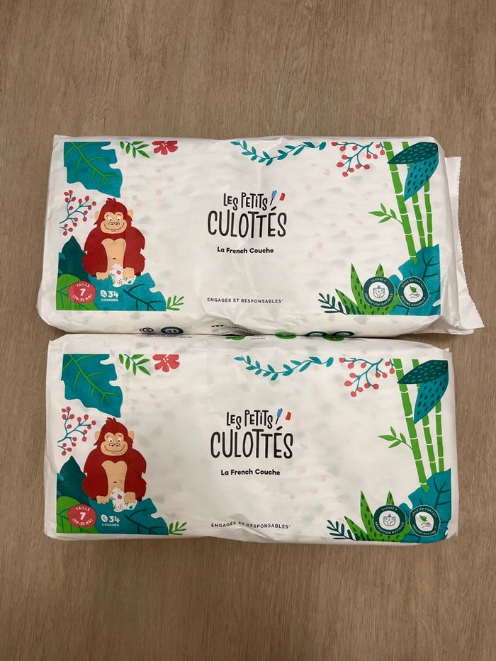 Les petits culottés : lot de 2 paquets taille 7