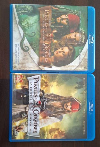 Pirates des Caraïbes 2 et 4 Blu-ray