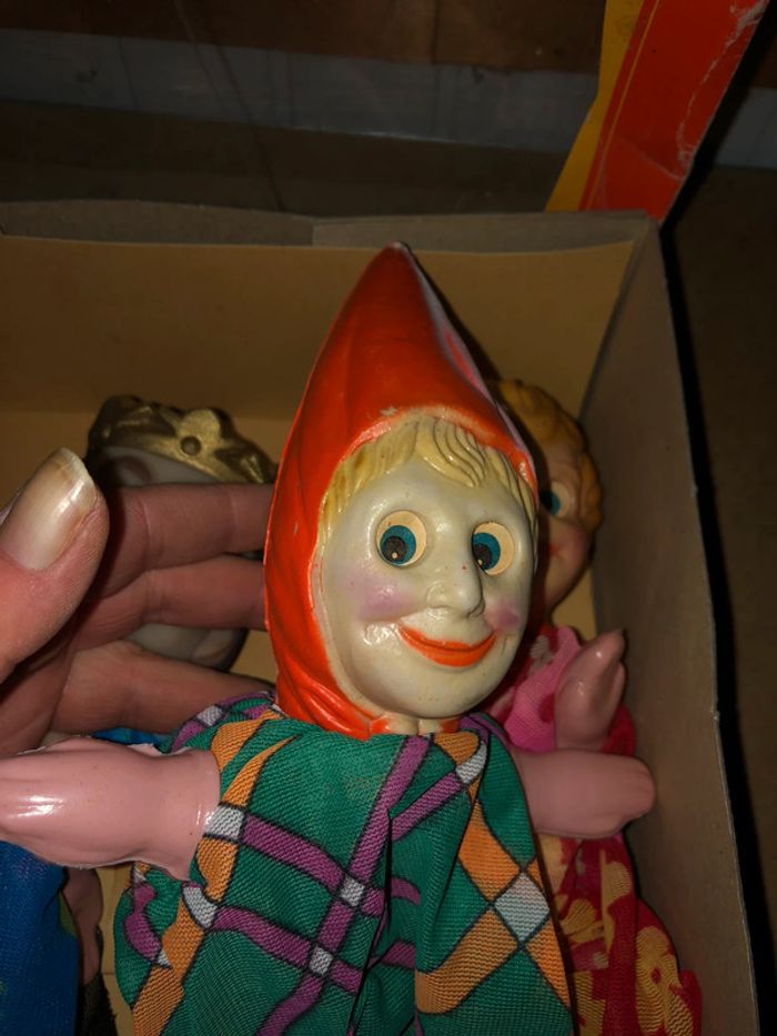 Boîte marionnettes vintage erlo - photo numéro 3