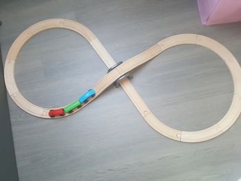 Circuit train en bois 20 pièces