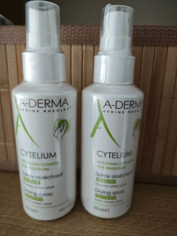 Lot de deux sprays cytelium asséchant et apaisant