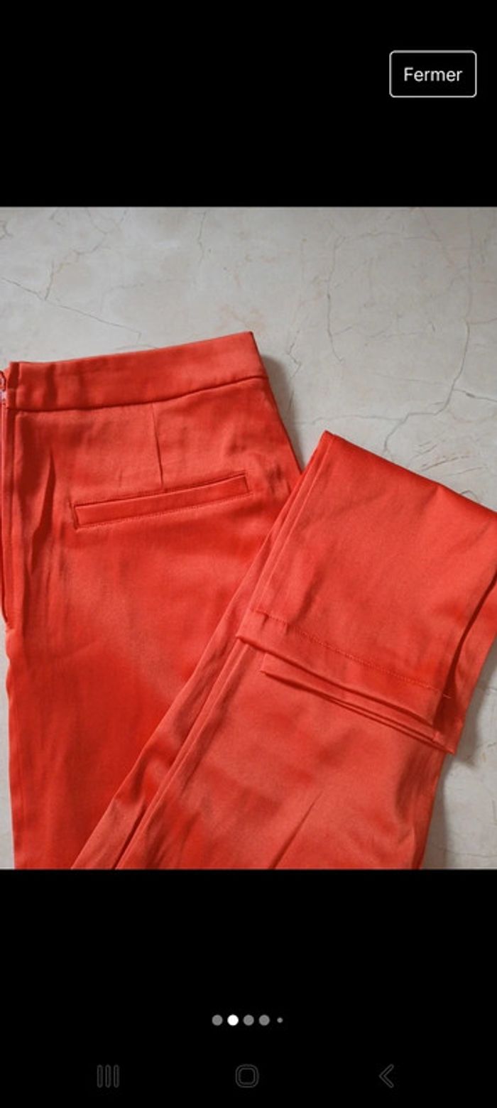 Pantalon touché satin 🌟taille 40🌟 H&M🌟 - photo numéro 3