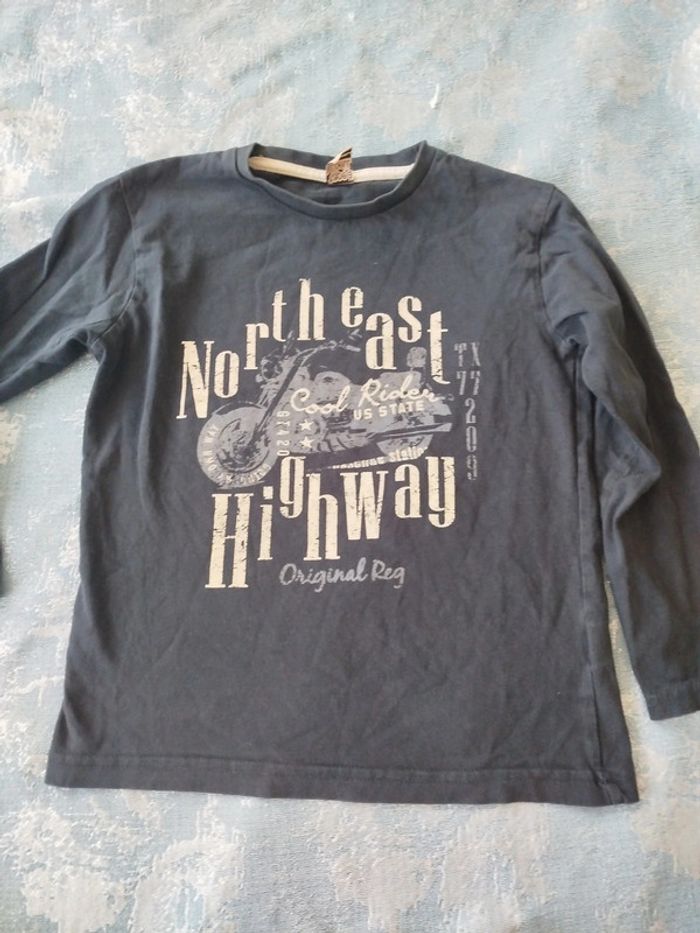 Tee-shirt garçon manche longue