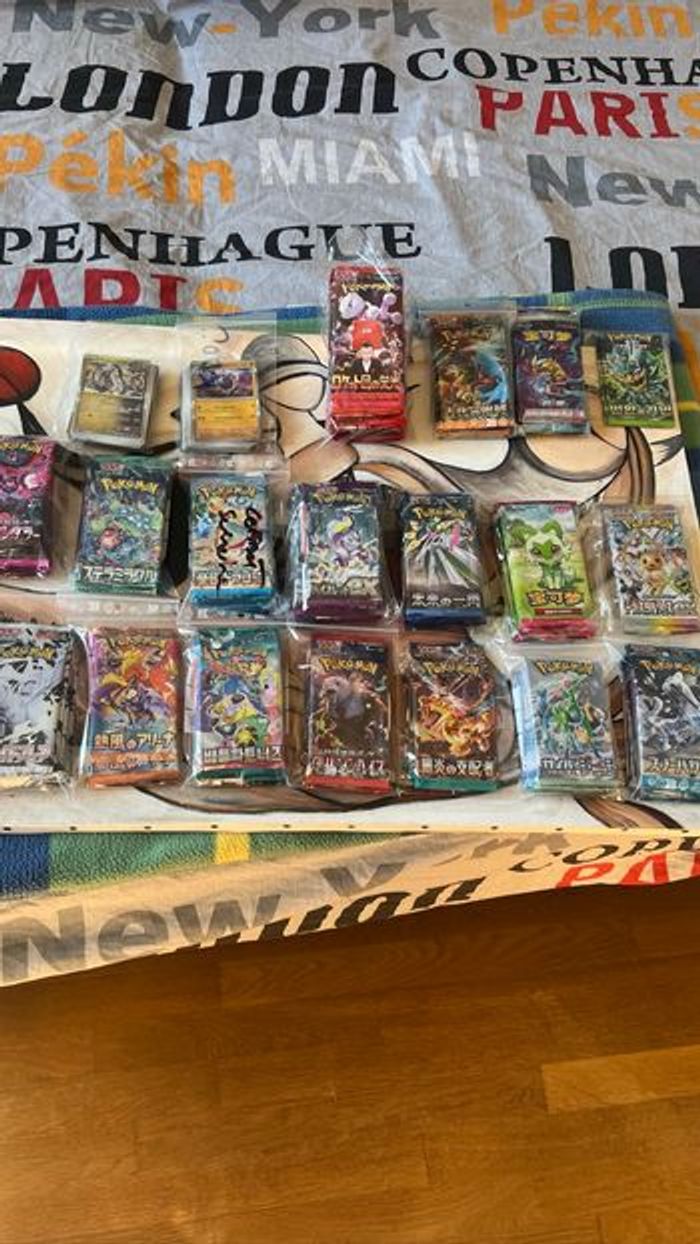 Lot de booster Pokémon japonais déjà ouvert - photo numéro 2