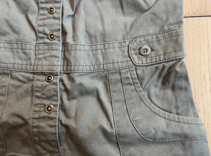 NEUF Combishort kaki - Vertbaudet - 12 mois - photo numéro 3