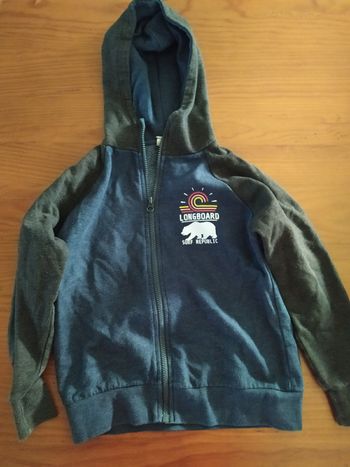 Gilet zippé longboard 10 ans