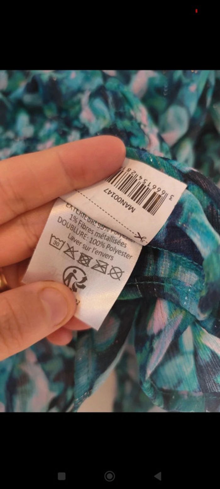 Blouse coupe péplum coloré taille 40 Manoukian - photo numéro 7
