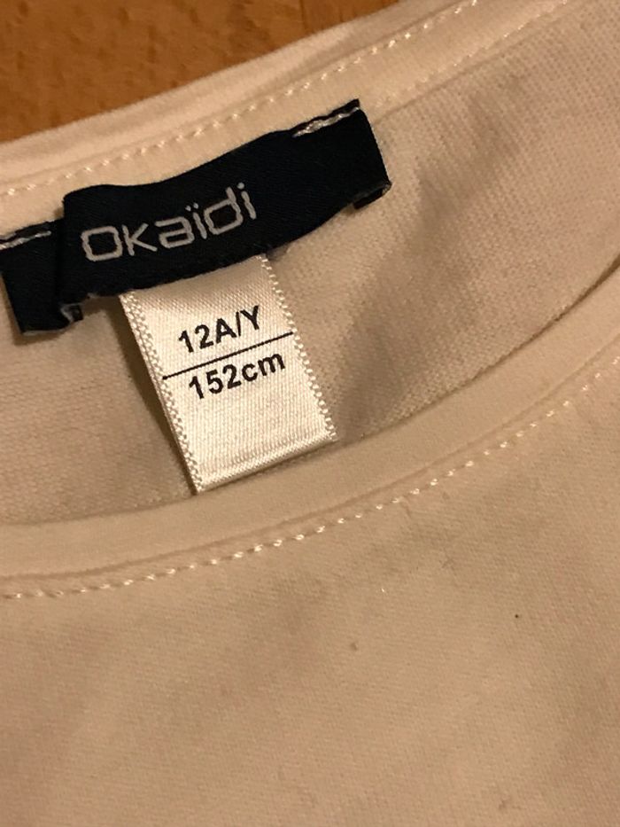 Teeshirt crème fille 12 Ans - photo numéro 5