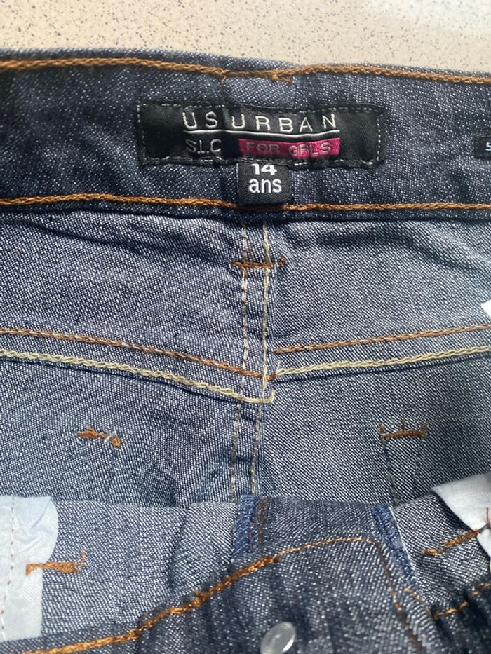 Pantalon jeans, taille 14 ans US  Urban Neuf - photo numéro 3