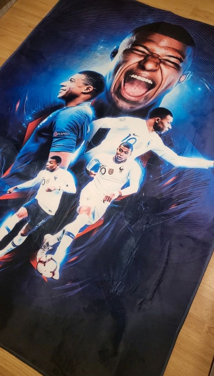 Tapis décoration football chambre garçon