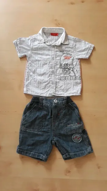 Short et sa chemise manche courte