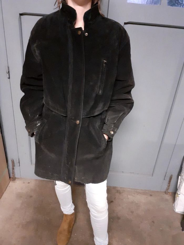 🏘Manteau veste imperméable T40 noir