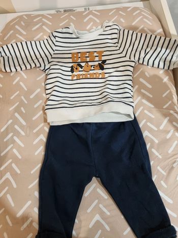 Ensemble molletonné
