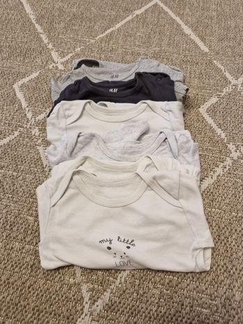 Lot  de 6 bodies manches longues