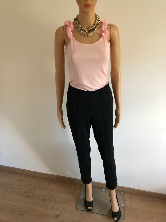 Pantalon noir neuf UP2 Fashion taille M - photo numéro 3
