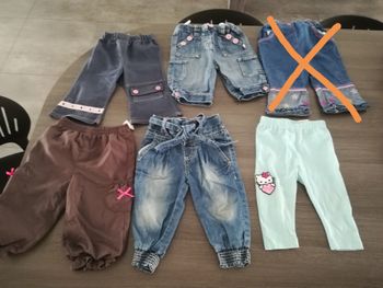 Lot pantalons 12mois