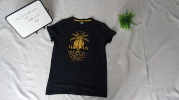 Tee shirt noir /jaune