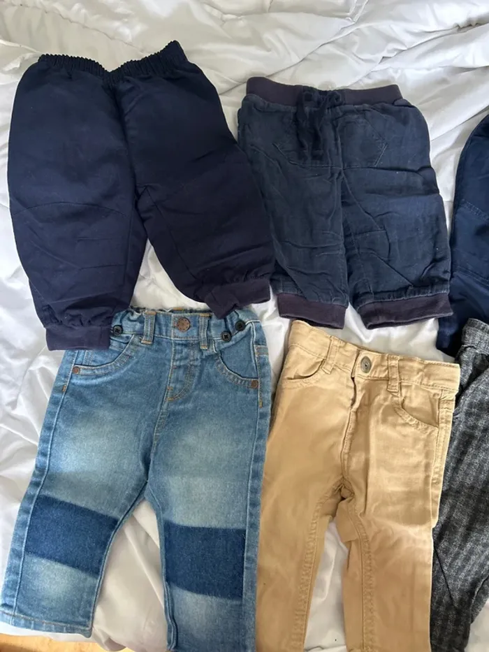 Lot de 10 pantalons bébé garçon 6 mois - photo numéro 2