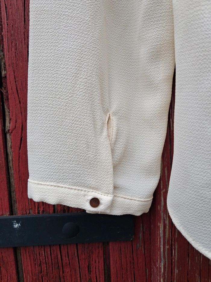 Blouse manches longues crème An’ge taille M - photo numéro 6