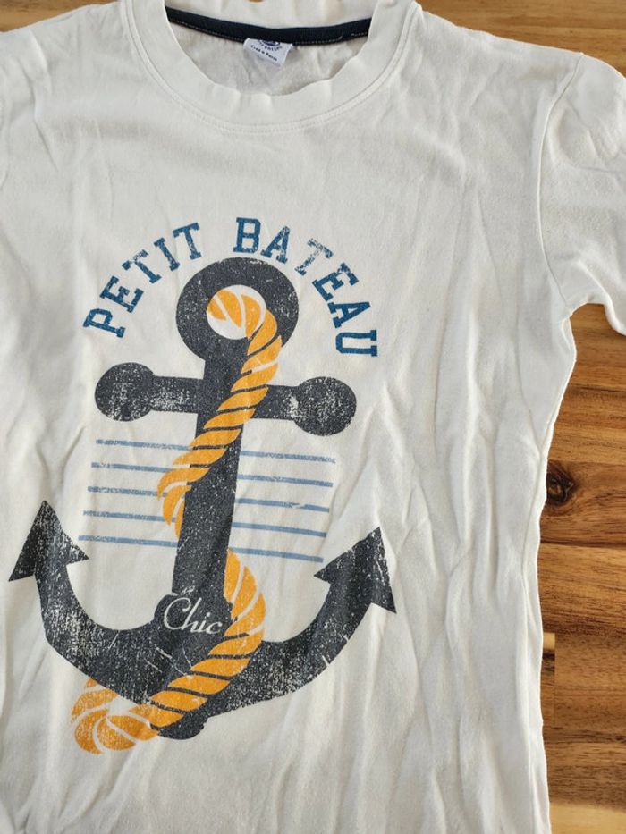 Tee-shirt ancre marine Petit Bateau - photo numéro 2