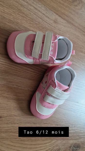 Chaussures bébé tape à l'œil, 6/12 mois