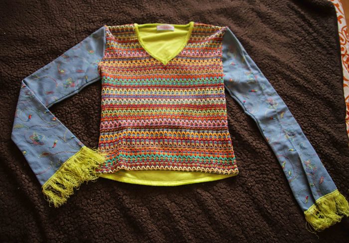 T-shirt vintage LoudnessParis, crochet/jeans
