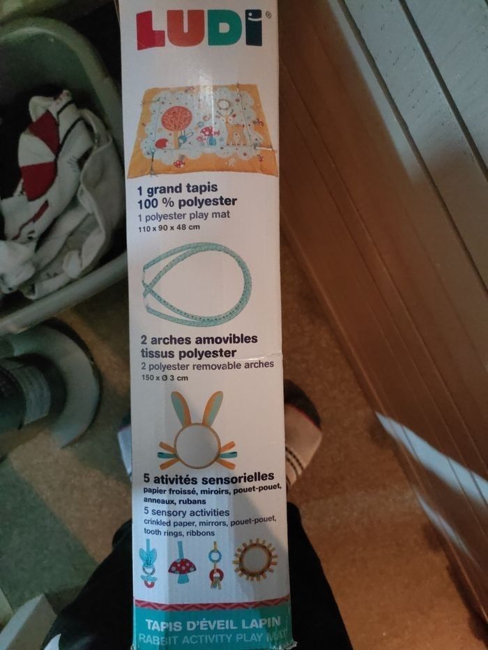 Tapis d'éveil évolutif