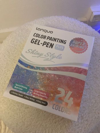 Languo boîte de 24 Gel pen plus super shining