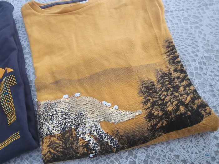 2 tee shirt manche longue  garçon 12 ans - photo numéro 3