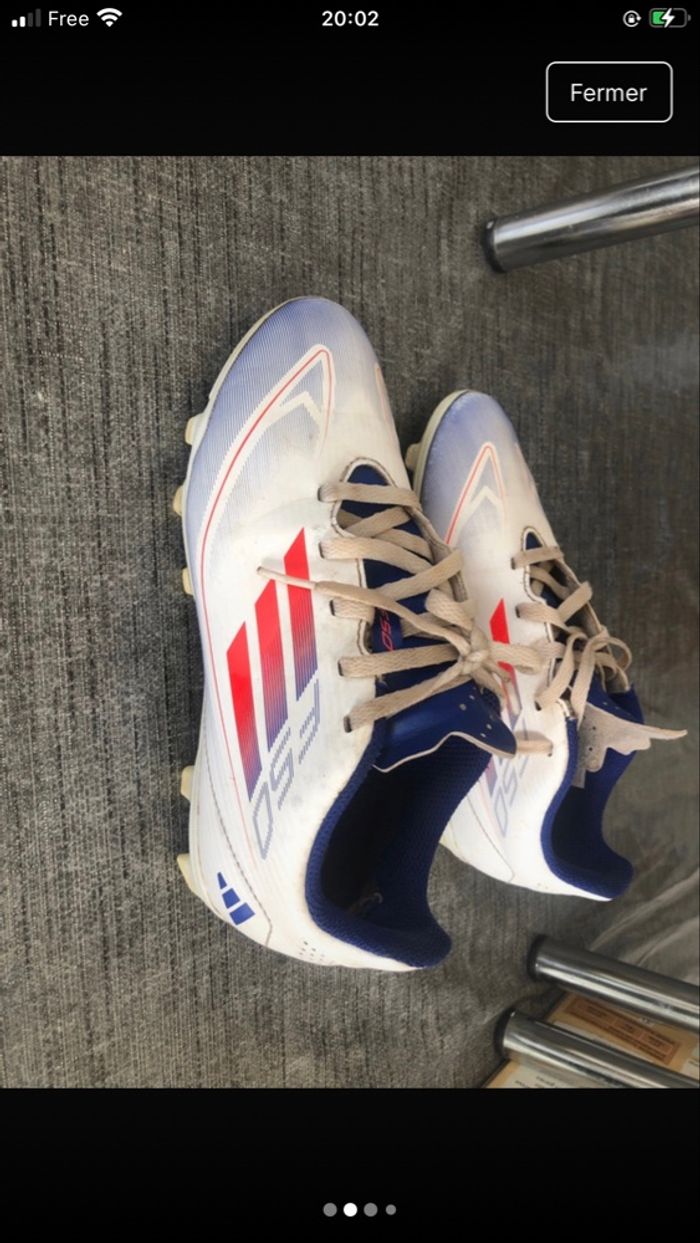 Crampons adidas taille 34 - photo numéro 2
