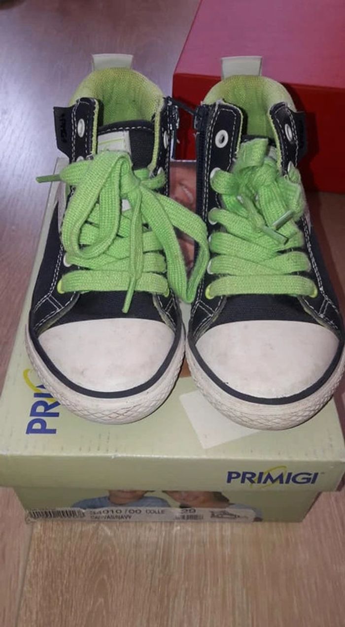 Primigi : baskets montantes en toile (29) - photo numéro 3